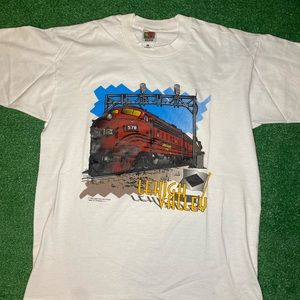 Vintage train tshirt